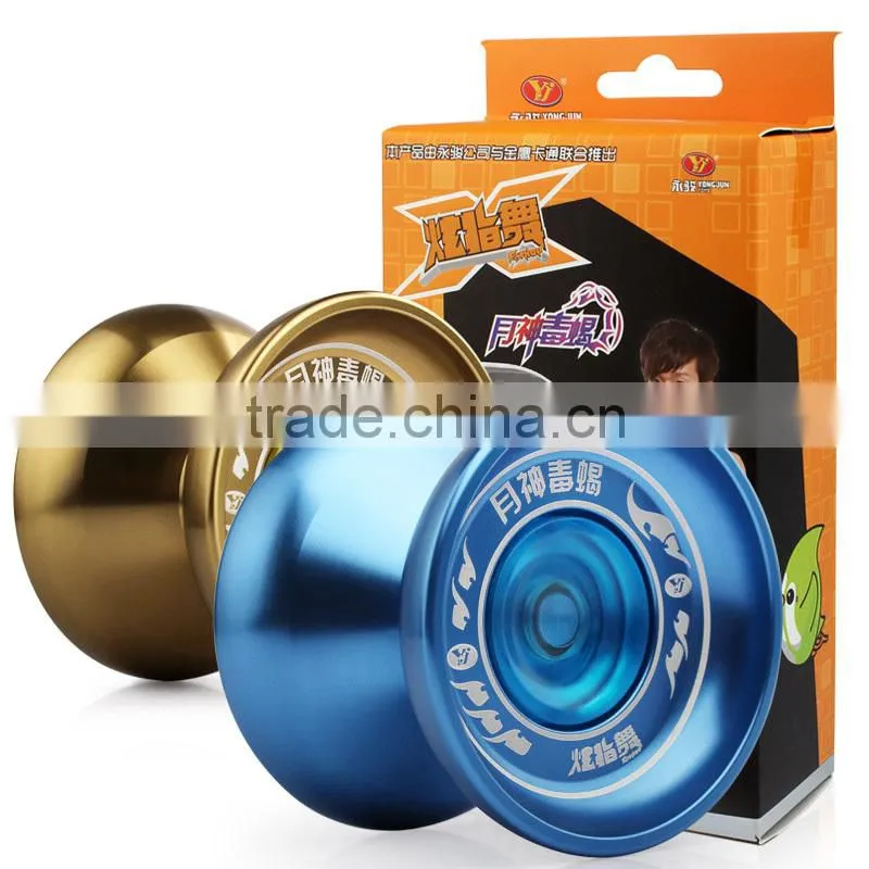YJ Patent Design Aluminum Finger Spins YOYO Professional YoYo