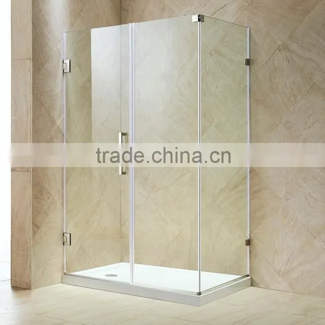 Freestanding Bathroom Frame less Portable Complete Clear 10mm Tempered Glass Corner Shower Enclosure Sex Shower Room Furniture