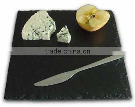 Chinese Local Natural Black Slate Placemat