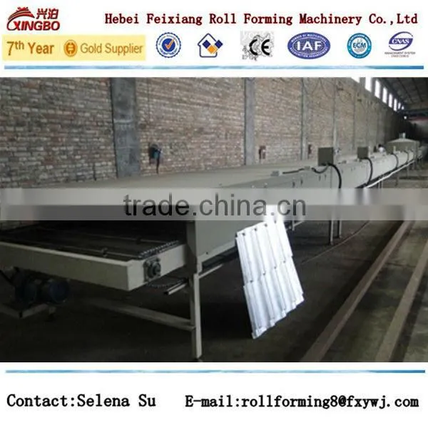 colorful stone coated roofing making production line