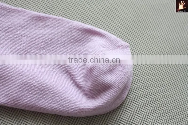 Polyester cotton candy pure color women's ankle socks for canvas shoes