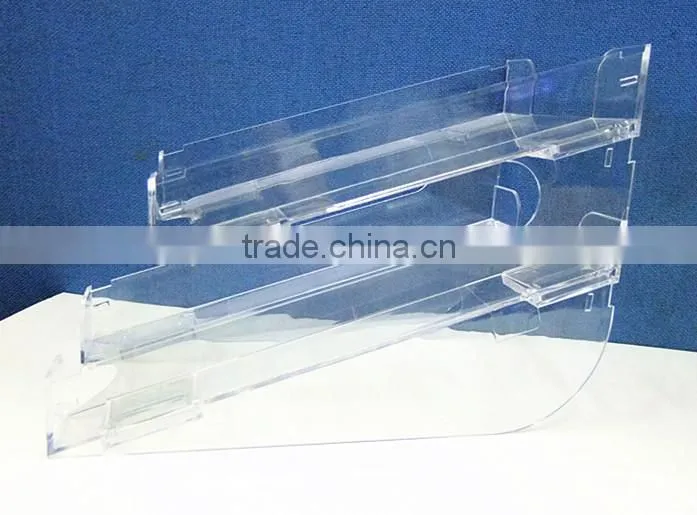 mini triangle 2-layer multi-function plastic storage rack