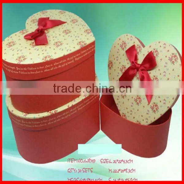 Beautiful Design Delicate Paper Heart Boxes Wholesale