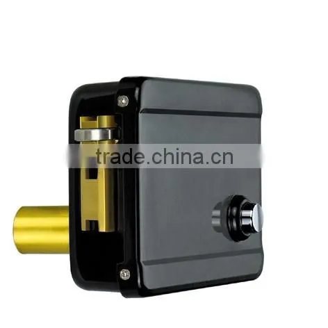Black plated single cylinder electric lock