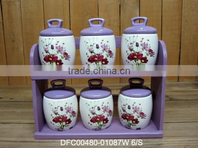 hot sale ceramic salt and pepper shaker unique decorative salt pepper set