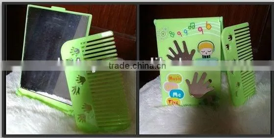 Very cheap and high quality hair comb mirror