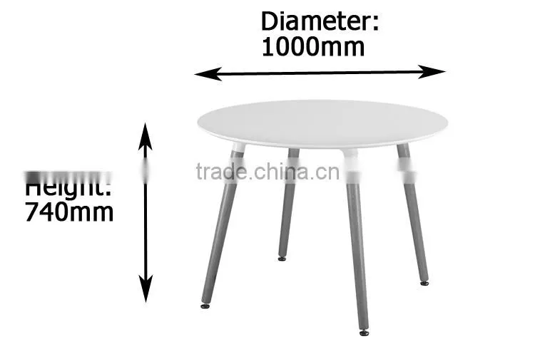 Wood round dining table hot sale