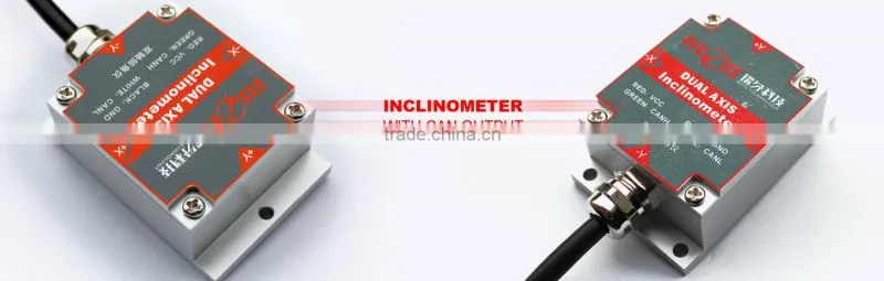 building/tower/crane/land angle detection inclinometer various output interface CAN/modbus/RS232/current/voltage