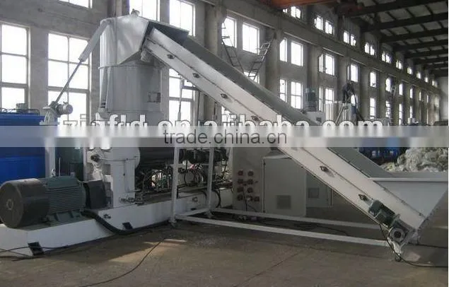 Plastic recycling granulator film extruder machine