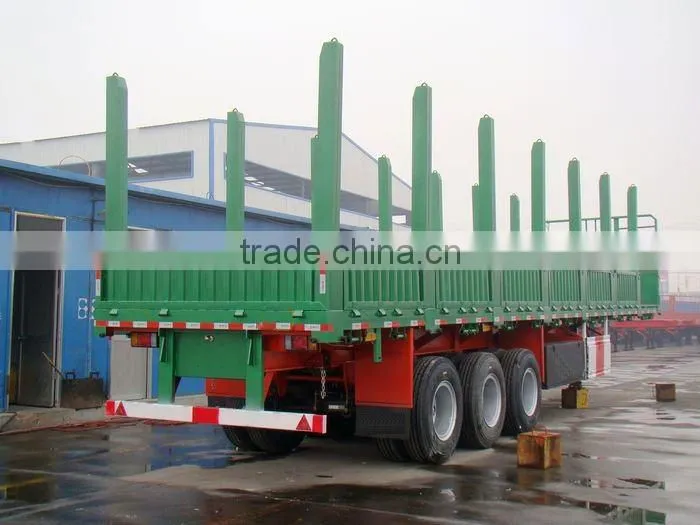 High Quality Transport Wood Timber Trailer, Log Loader Trailer