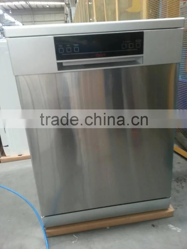 Automatic vertical front loading freestanding dish washing machine with LED display