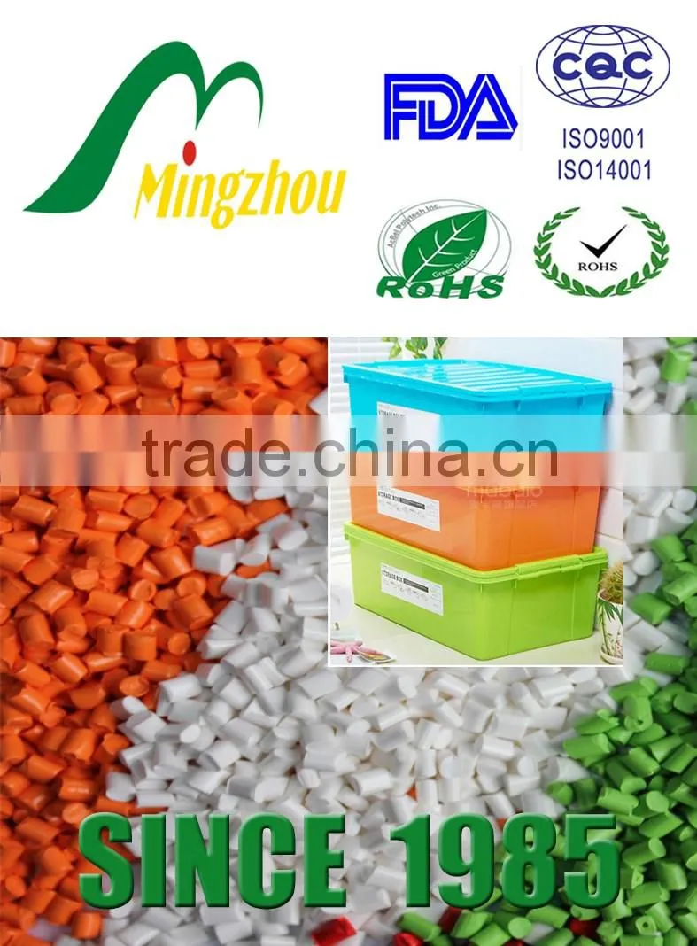 Polyolefin plastic granule houseware color masterbatch For PP PE PS HIPS ABS AS