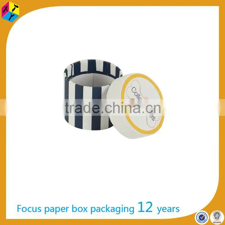 cardboard gift round-shaped paper jewelry box