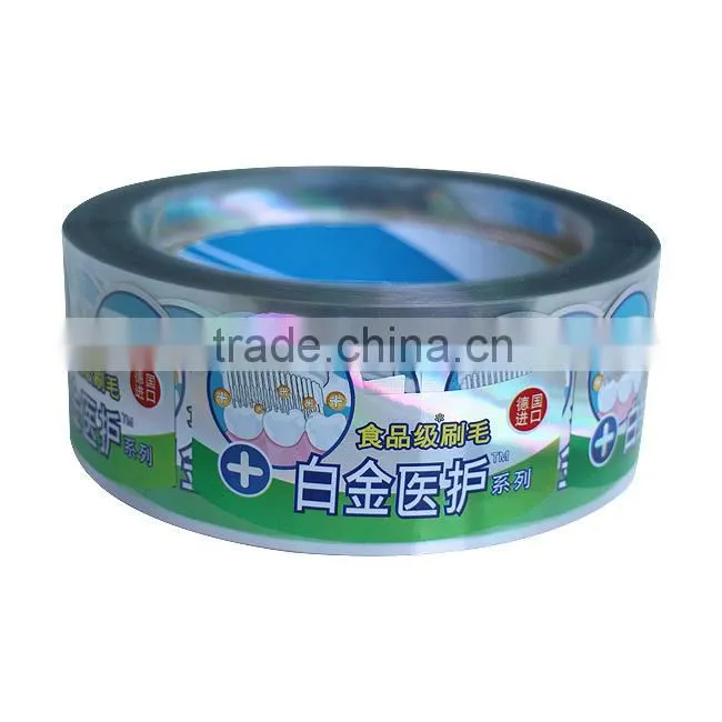 silver foiled vinyl sticker roll made in China