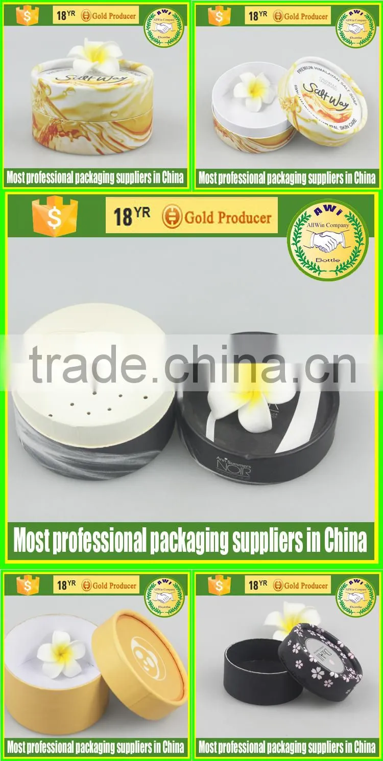 Recyclable recycled paper tube packaging kraft roundness paper box