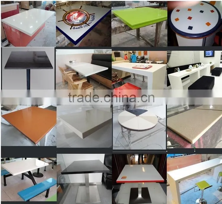 New design long bar table in solid surface bar table for sale