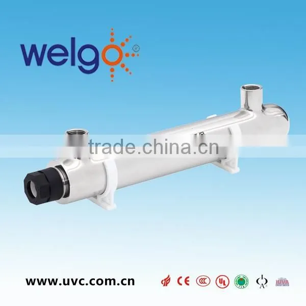 Stainless steel chamber UV sterilizer in water treatment