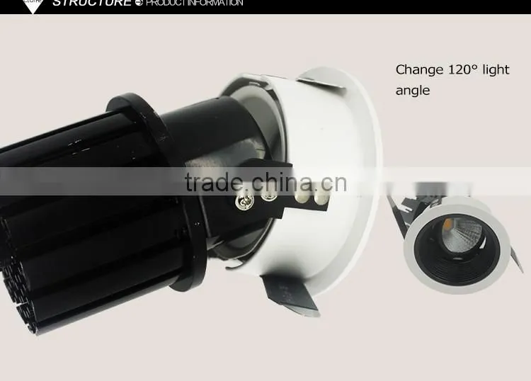 best selling driverless 10w /15w/20w mini low power new cob led downlight for led spotlight