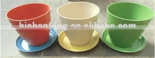 plant fiber plant pots with different designs&sizes&shapes for decoration