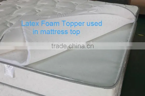 Rubberized Coir Hotel Bedroom Bed Natural Dunlop Latex Layer Latex Topper