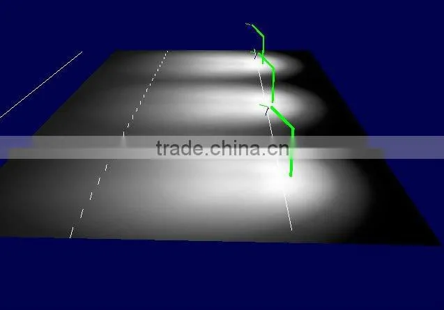 78mm led glass lens for high bay light