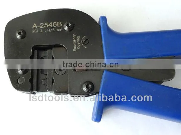 2.5-6mm2 non-insulated connectors crimping plier(A-2546B) MC4 solar crimping tool
