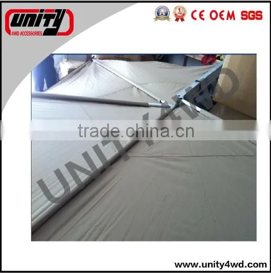 OEM auto engin waterproof roof tent /car awning/awning parts for 4x4 truck