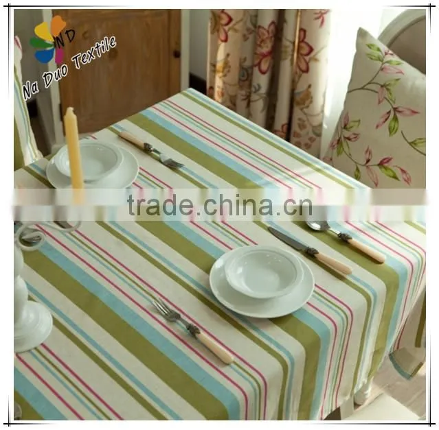 American style printed tablecloth