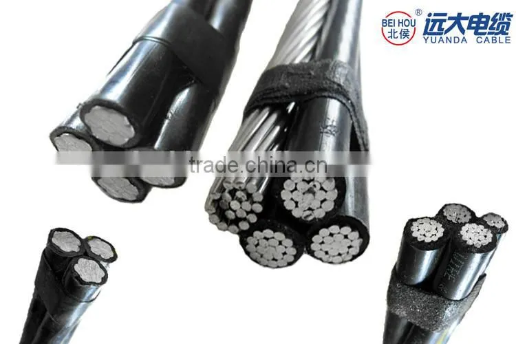 Best price aerial bundle cable with rated voltage 1KV and below