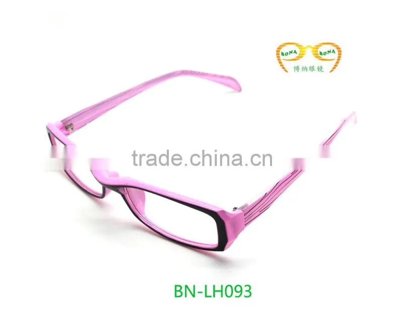 Plastics pink Reading glasses made in china