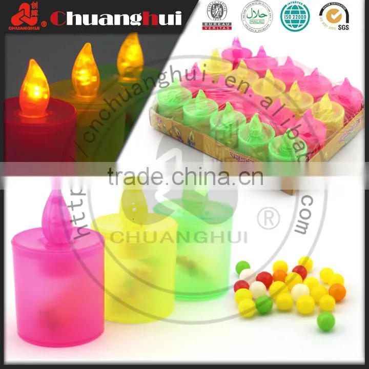 Lighting Bulb Toy Candy / Star Candy Toy Light Bulb