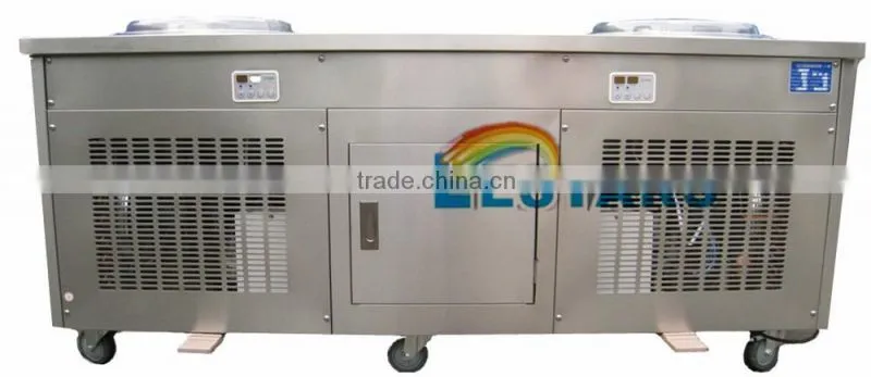 2016 Promotion! Whole new double pan fried ice cream machine for sale factory type good price
