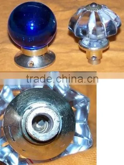 Glass door knobs and door handle