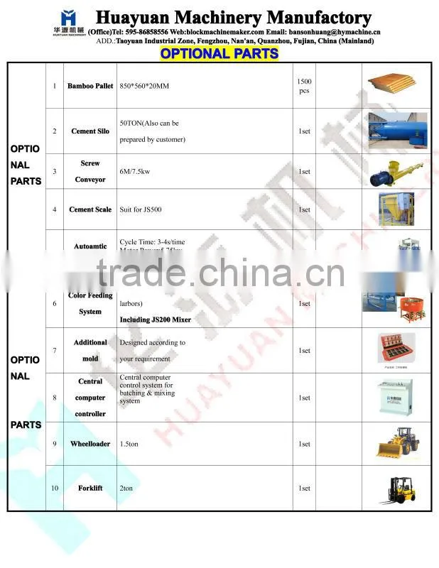 Made in china brick machine QT4-15 complete automatic brick machine