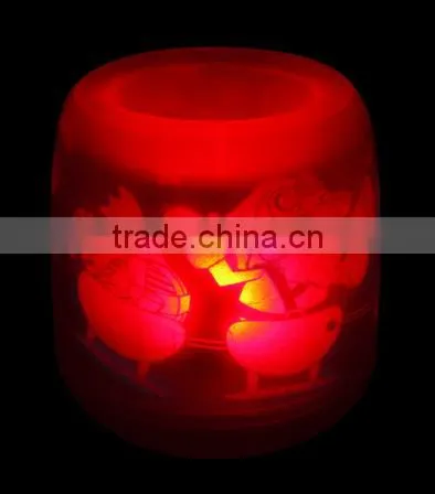 Christmas ornament plastic led candle