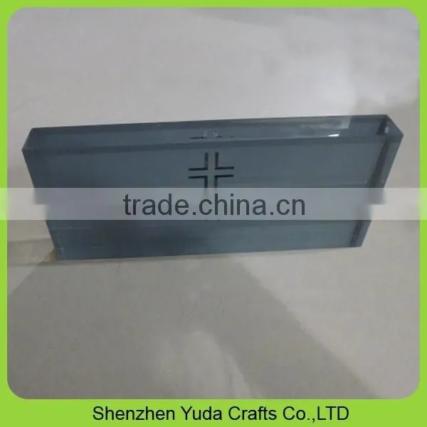 cnc finish clear rod block display high transparency acrylic block cast solid acrylic cylinders