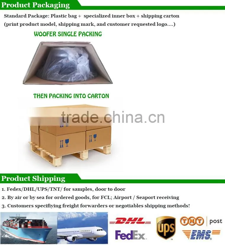 15" Professional speaker hot sale subwoofer china speaker manufacturer, SD-LF15G401