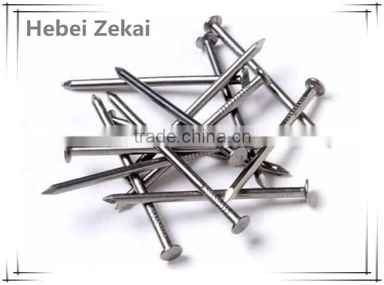 2.5" polished common nails for hardened nails