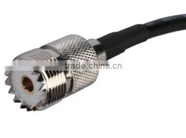 SMA female to UHF SO239 female with O-ring for pigtail cable RG58