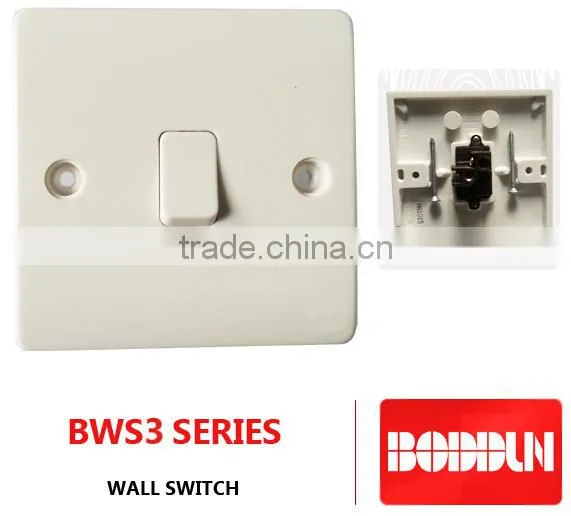 BWS3 TELEVISION WALL SWITCH NEW MODEL socket and switch