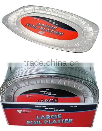 Aluminum Foil Oval Small Platter