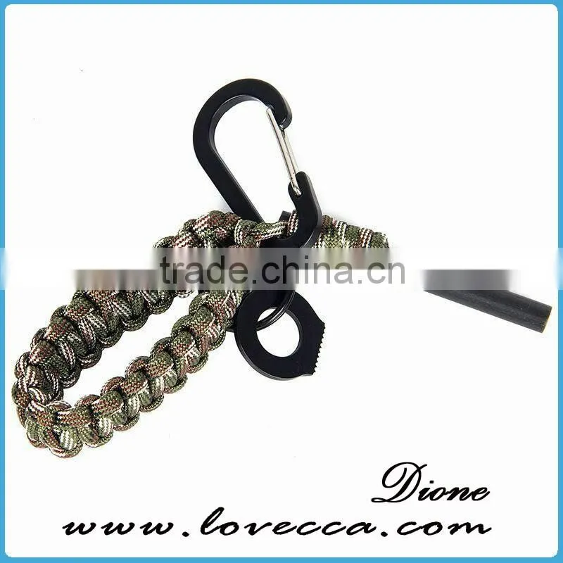 Paracord keychain Black, Multiple Paracord Keychains