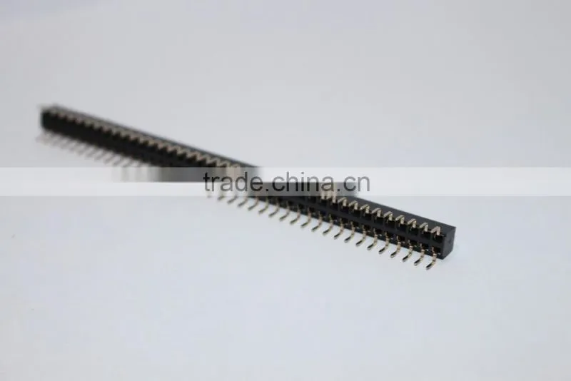 Female Header 2.54mm Double Row Bottom Entry type