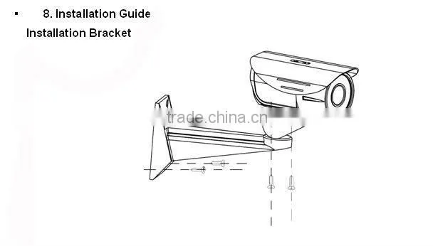 Small Waterproof IR Bullet IP Camera SA7801B-MPC-WDRD ethernet camera
