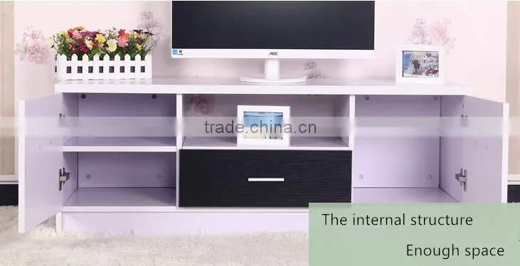 Chinese new design melamine modern TV stands