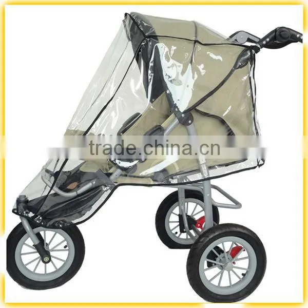 2015 high quality best selling good plastic rain cover for baby pram