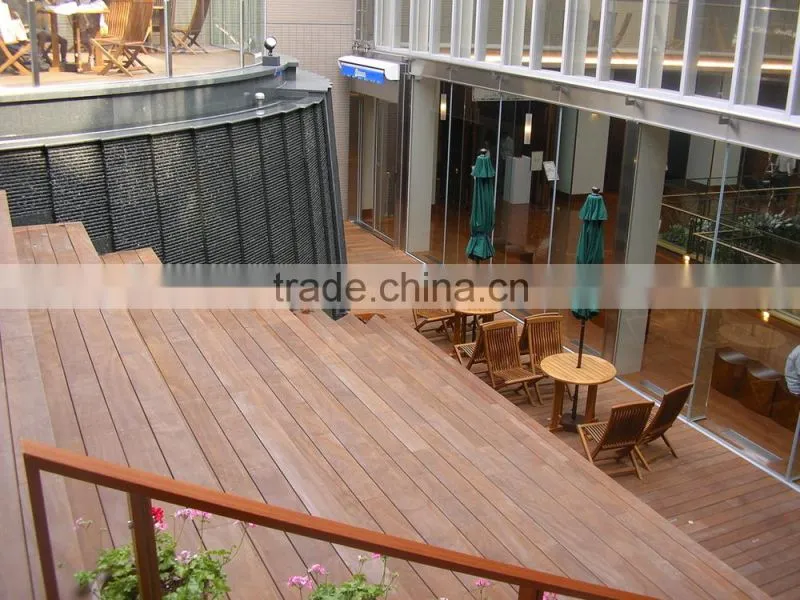 solid wood thermowood decking
