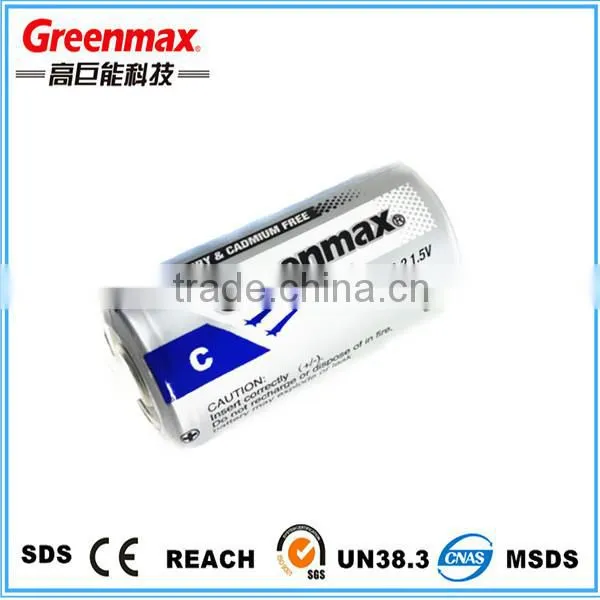 Carbon Zinc Battery R14p 1.5v Um2 Type For Mp3 Players