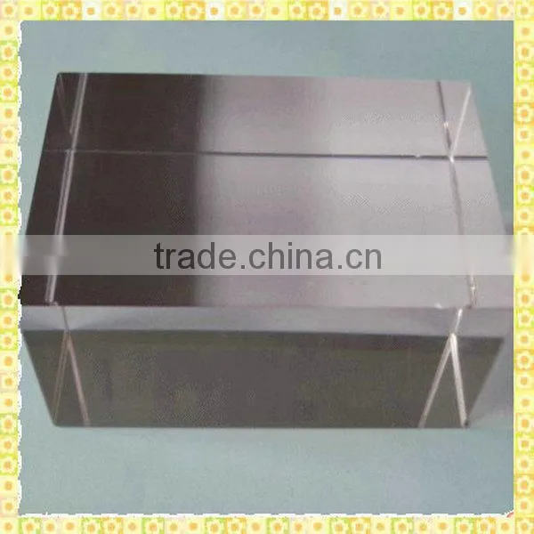 Handcrafted Blank Crystal Cube Souvenir Items For Promotion Items
