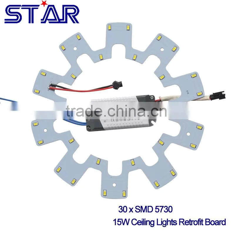 20W SMD 5730 Round pcb led ceiling light retrofit round led magnetic